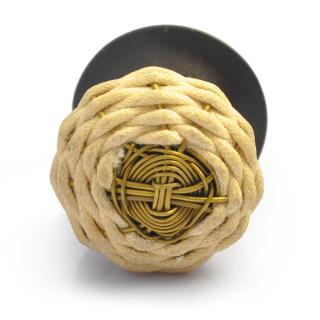 Thread and Metal Wire Weaved Cabinet Knob (Small)