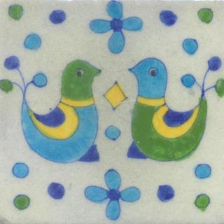 Two Bird and White tile