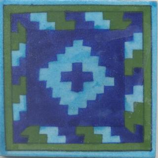 Blue, Green and Turquoise Tile