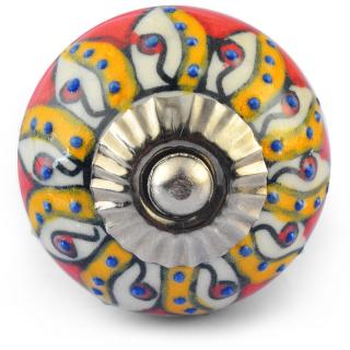 Multicolour Colour Ceramic Knob