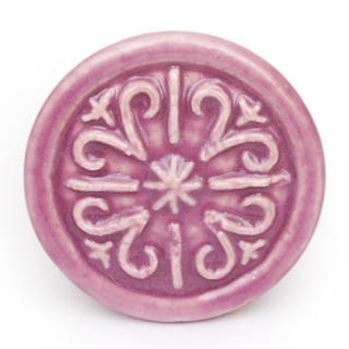 KPS-4669 - Pink Round Ceramic knob
