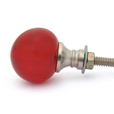 BPGK-105-Red Glass Magic Crystal Ball Style Knob