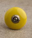BPCK-090 Yellow Cabinet knob-Antique Silver