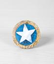Wooden and Resin Cabinet Knob With Star Design