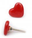 KPS-4670 - Red Heart Ceramic knob