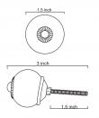BPCK-075 Cabinet knob-Outline